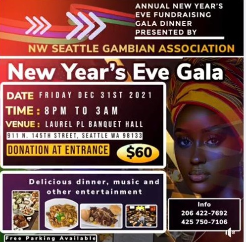 ANNUAL NEW YEAR’S EVE FUNDRAISING, GALA DINNER