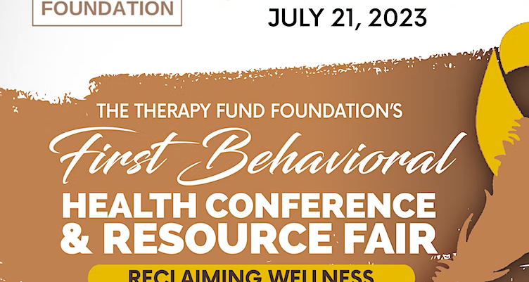 A poster advertising the 2 0 1 9 health conference and resource fair.