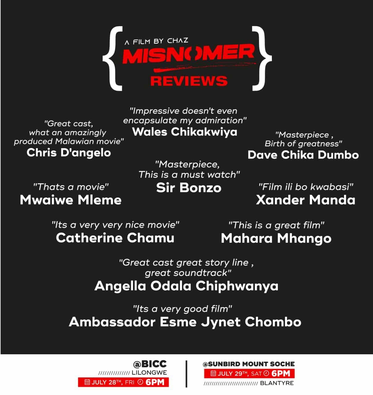 A poster of the movie mienimeir reviews